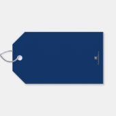 JOYFUL金ゴールドフェイクフォイルブルー ギフトタグ (裏面横)