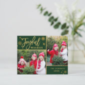 Joyful金ゴールドモダンフレームスクリプト2 PHOTO シーズンポストカード (スタンド正面)