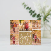 JOYFUL金ゴールド予算ホリデーカード (スタンド正面)