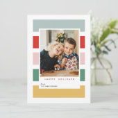 Joyful カラフル Merry Christmas Photocard シーズンカード (スタンド正面)