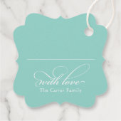 JOYFUL モダンミニマルエレガント素晴らし serifカラフル フェイバータグ (裏面)