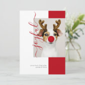 Joyful モダン Holiday Photo Card 招待状 (スタンド正面)