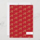 Joyful モダン Holiday Photo Card 招待状 (裏面)