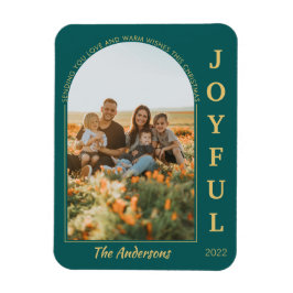 Joyful モダン Minimalistエレガント Arch Photo Green マグネット