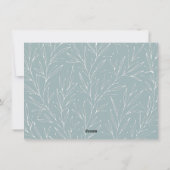 Joyful 2フォトミニマルモダンリストクリスマスホリデー シーズンカード (裏面)