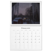 Joyful 2026 Calendar with KJV Bible Verses カレンダー (2月 2026)