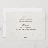 JOYFUL 5フォトクリスマス シーズンカード (裏面)