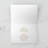 JOYFUL 5写真の折り畳みクリスマス シーズンカード (内部)