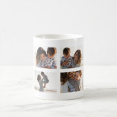 Joyful and 賛美 Family Photo Collage コーヒーマグカップ (中央)