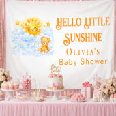 Joyful Bear Baby Shower Party Decor Backdrops 横断幕