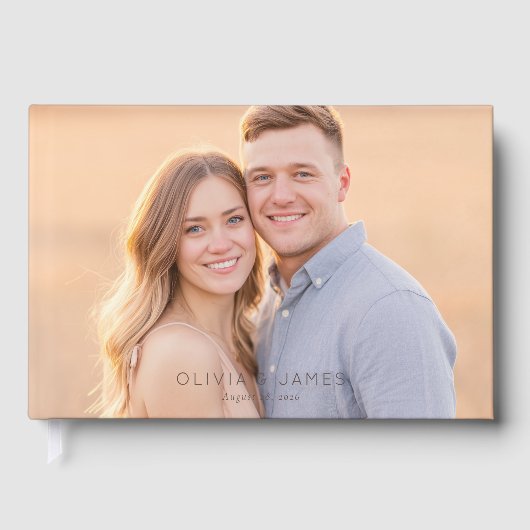 Joyful Beige Realistic Photo ゲストブック (正面)