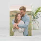 Joyful Blue Natural Photo 招待状 (スタンド正面)