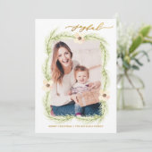 Joyful Branchesクリスマスフォト シーズンカード (スタンド正面)