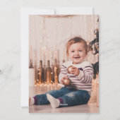 Joyful Branchesクリスマスフォト シーズンカード (裏面)