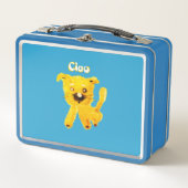 Joyful Cartoon Animals – Whimsical Kids Lunch Box メタルランチボックス (正面)