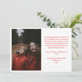 Joyful Chaos Funny Family Christmas Photo Cute シーズンカード (スタンド正面)