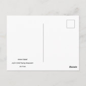 Joyful Child Playing Hopscotch,  ポストカード (裏面)