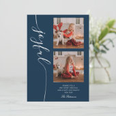 Joyful Christmas書道台本フォト写真 シーズンカード (スタンド正面)