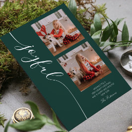 Joyful Christmas書道台本フォト写真 シーズンカード