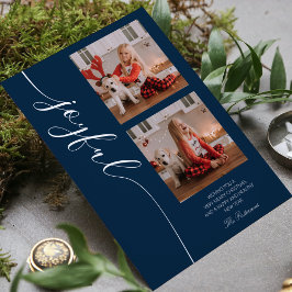 Joyful Christmas書道台本フォト写真 シーズンカード