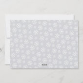 JOYFUL CHRISTMAS – ブルー新生児ボーイフォトホリデー シーズンカード (裏面)