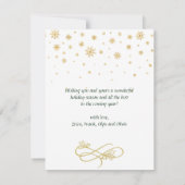 Joyful Christmas 3 PHOTO Holiday Greeting Card カード (裏面)