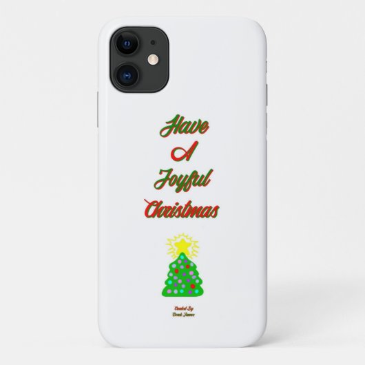 Joyful Christmas Apple iPhone 11ケース Case-Mate iPhoneケース (裏面)