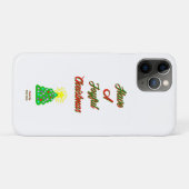 Joyful Christmas Apple iPhone 11 Pro Case Case-Mate iPhoneケース (裏面(横))