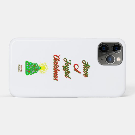 Joyful Christmas Apple iPhone 11 Pro Case Case-Mate iPhoneケース (裏面(横))