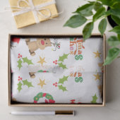Joyful Christmas Design Tissue Paper for presents  薄葉紙 (ギフト)