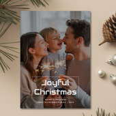 Joyful Christmas Fun Family Holiday Card シーズンカード
