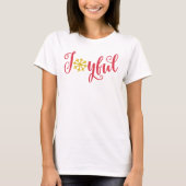 Joyful Christmas Holiday Women's T-Shirt Tシャツ (正面)