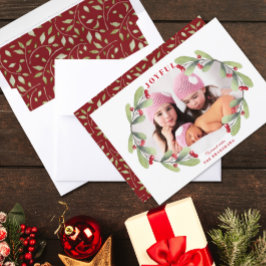 Joyful Christmas Mistletoe写真 シーズンカード