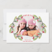 Joyful Christmas Mistletoe写真 シーズンカード (正面)