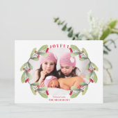 Joyful Christmas Mistletoe写真 シーズンカード (スタンド正面)