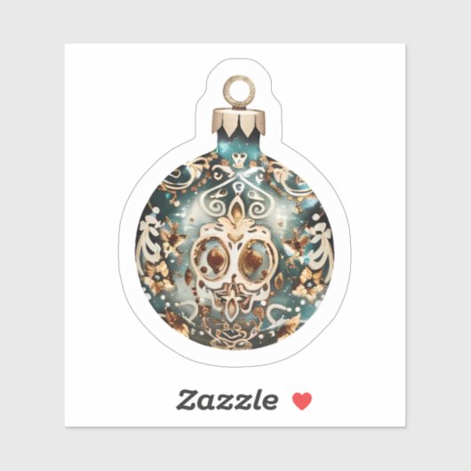 Joyful Christmas Ornament: Beautifully Crafted シール (シート)