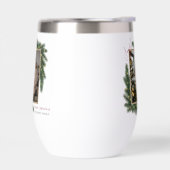 Joyful Christmas Personalized Photo Family Tumbler (左面)