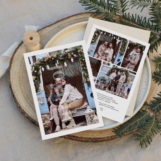 Joyful Christmas Photoホリデーカード シーズンカード