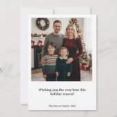 Joyful Christmas PhotoPop Card シーズンカード (裏面)