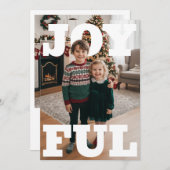 Joyful Christmas PhotoPop Card シーズンカード (正面/裏面)