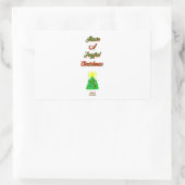 Joyful Christmas Rectangleステッカー 長方形シール (バッグ)