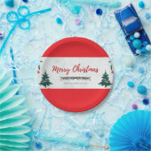 joyful Christmas spirit! ペーパープレート (パーティー)