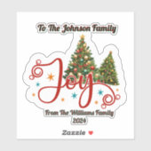 Joyful Christmas Sticker for Holy Night シール (シート)