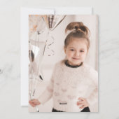 Joyful Christmas Two Photo Black and Silver シーズンカード (裏面)