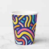 Joyful Color Pattern 紙コップ (裏面)