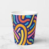 Joyful Color Pattern 紙コップ (正面)