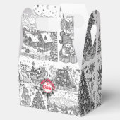 Joyful Colors Christmas Wrap フェイバーボックス (オープン)