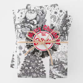 Joyful Colors Christmas Wrap ラッピングペーパーシート