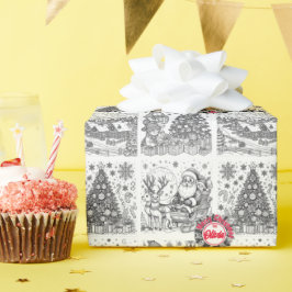 Joyful Colors Christmas Wrap ラッピングペーパー