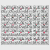 Joyful Colors Christmas Wrap ラッピングペーパー (フラット)